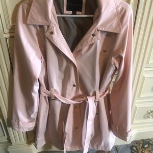 Waterproof lightweight pink raincoat